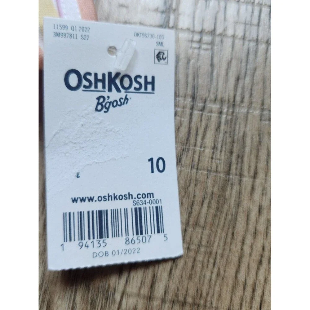 OshKosh B'gosh Girls' Striped Sleeveless Tank Top Size 10 Multicolor NWT